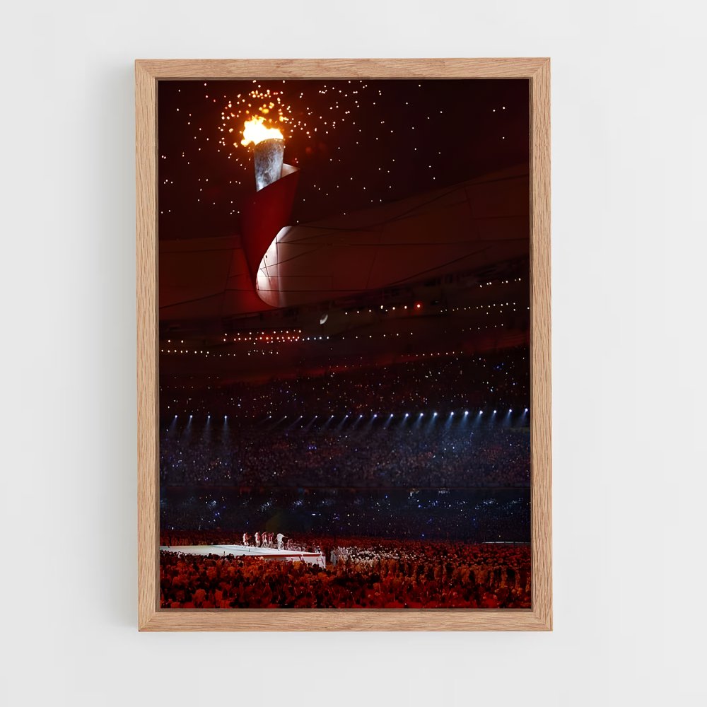 Poster Cérémonie Olympique – affiche Jeux Olympiques (vue 4)